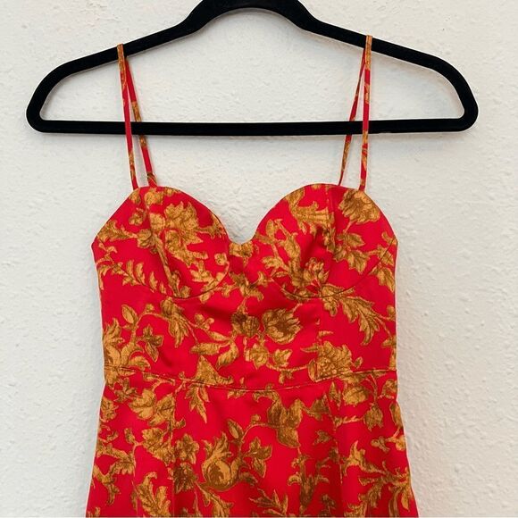 Urban Outfitters Orion Bustier Floral Mini Dress Size XS - Picture 5 of 10